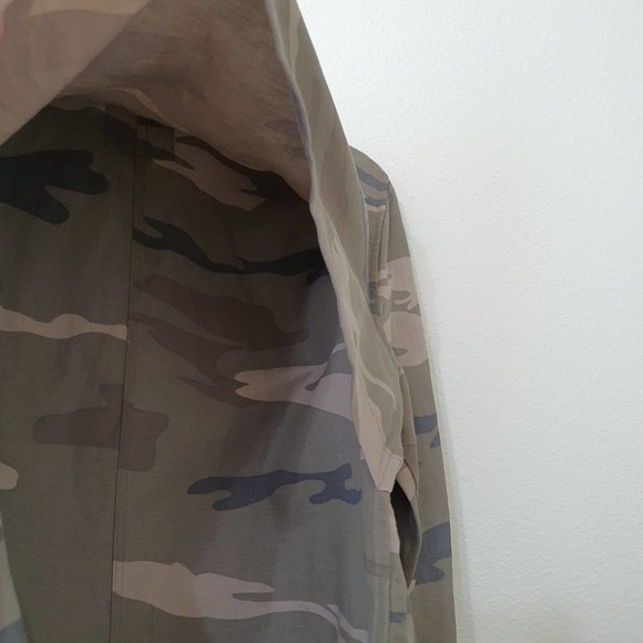 Rails Collins Sage Camo Linen Jacket Women's Size Large - Picture 15 of 15